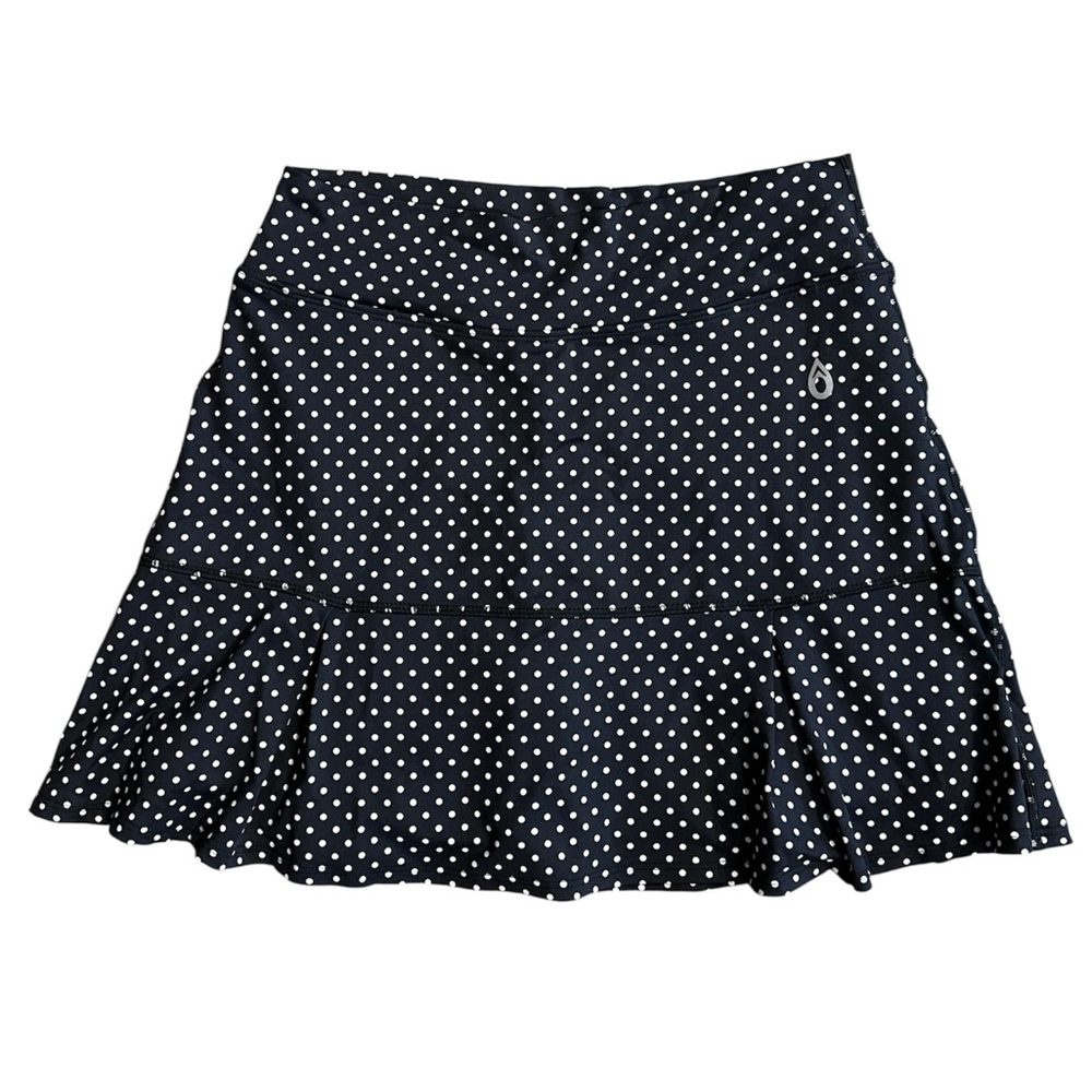 Dona Jo Polkadot Women's Athletic Skort for Golf, Tennis and Pickleball. Medium